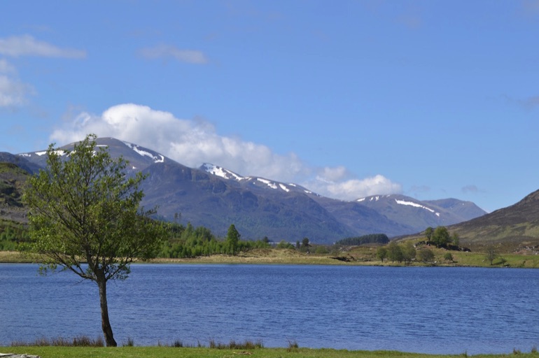Glen Cannaich Scotland in spring